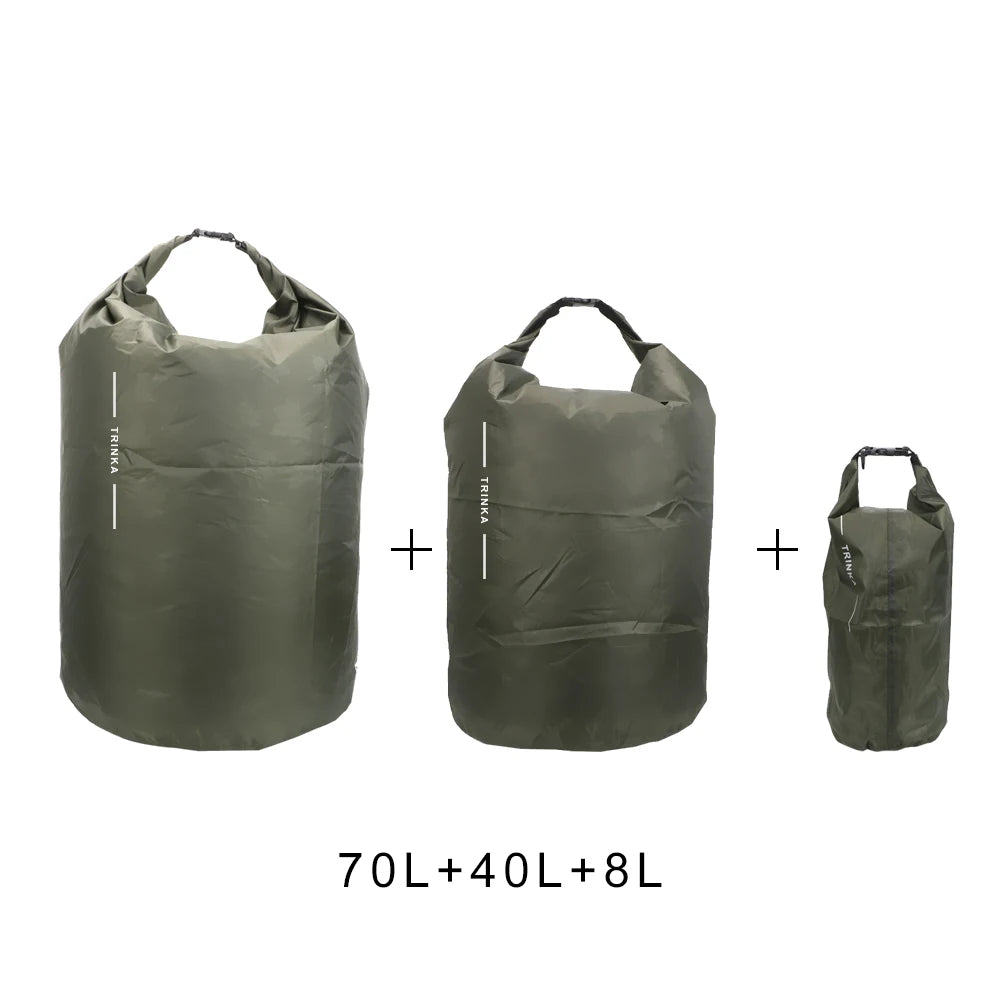 Waterproof Roll-Top Camping Dry Bag