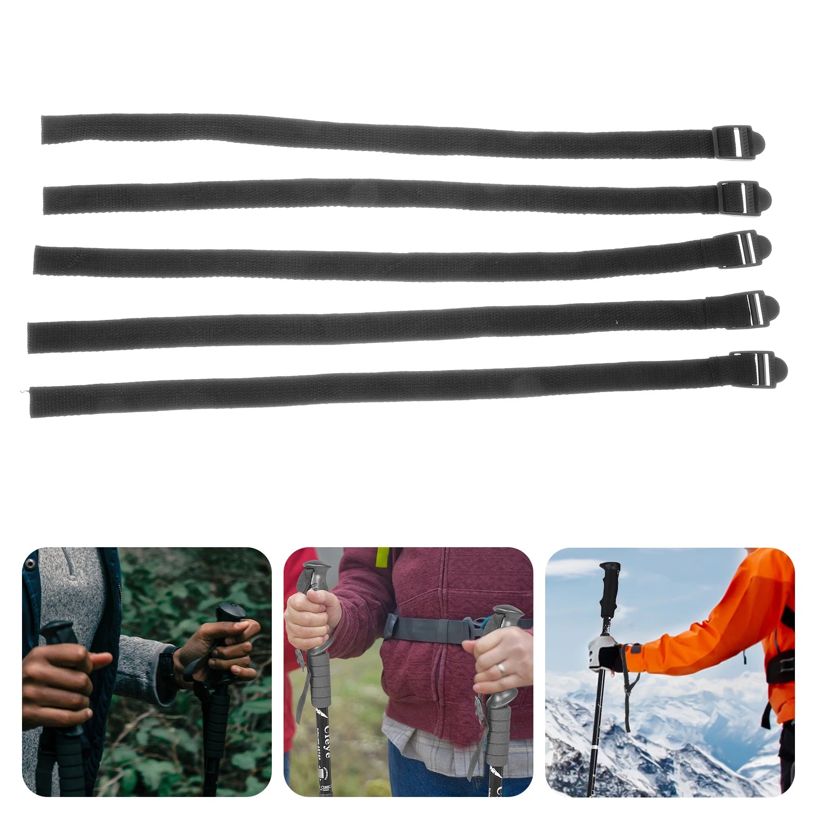 Adjustable Trekking Pole Straps (6-Piece)
