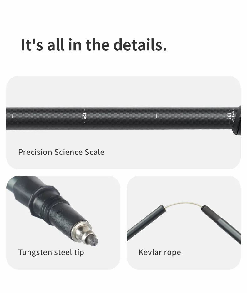 Gearly Hiking Poles - Carbon Fiber (Collapsible)