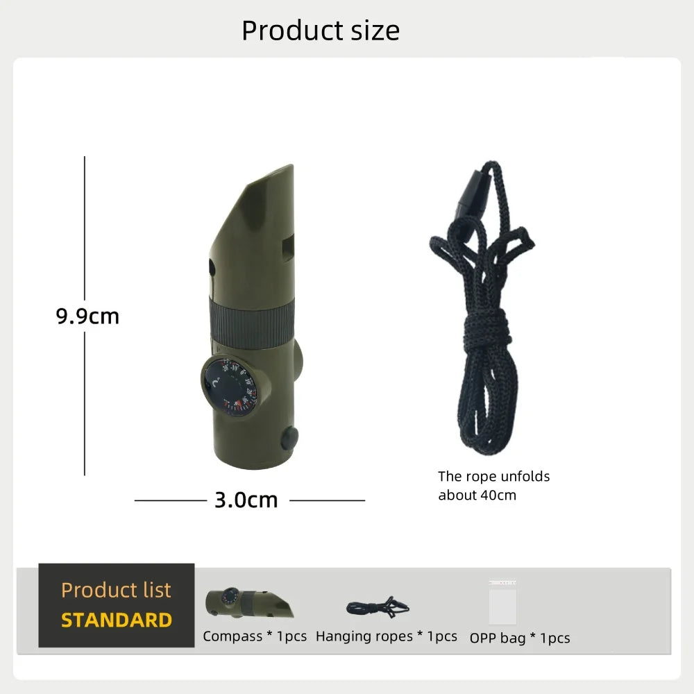 Gearly Emergency Multifunctional Survival Whistle