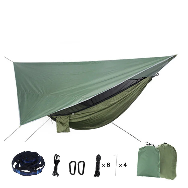 Gearly Hammock with Waterproof Tarp