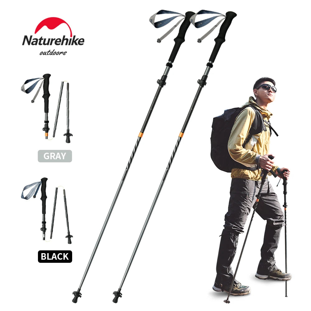 Gearly Hiking Poles - Carbon Fiber (Collapsible)