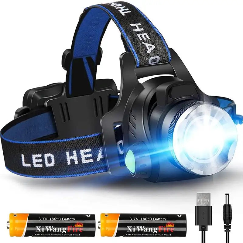 Gearly Budget Rechargeable Head Torch