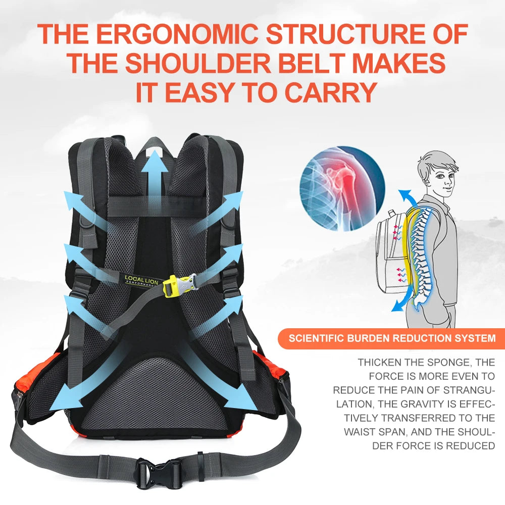 Gearly Premium Hiking Bag (40L)