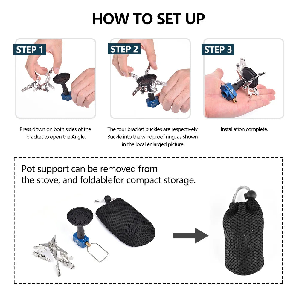 Gearly Compact Gas Burner