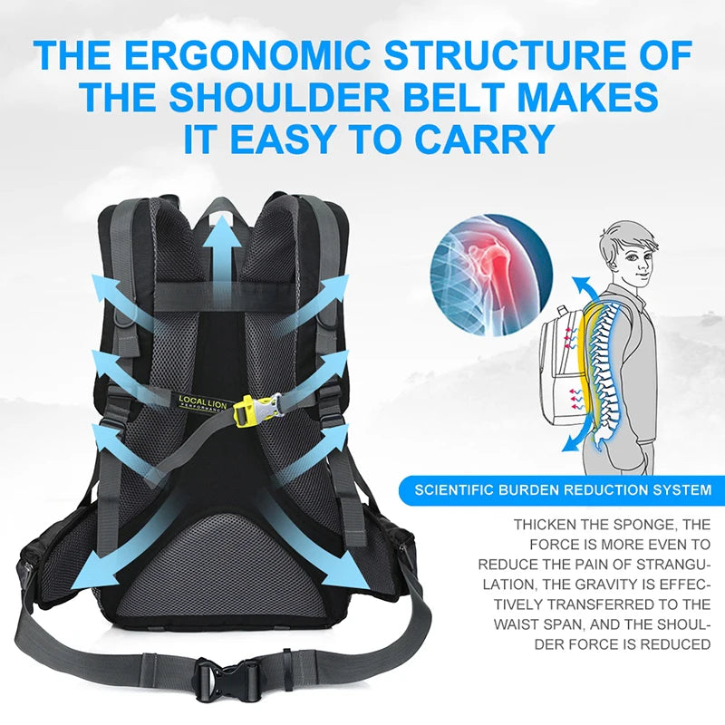 Gearly Premium Hiking Bag (40L)