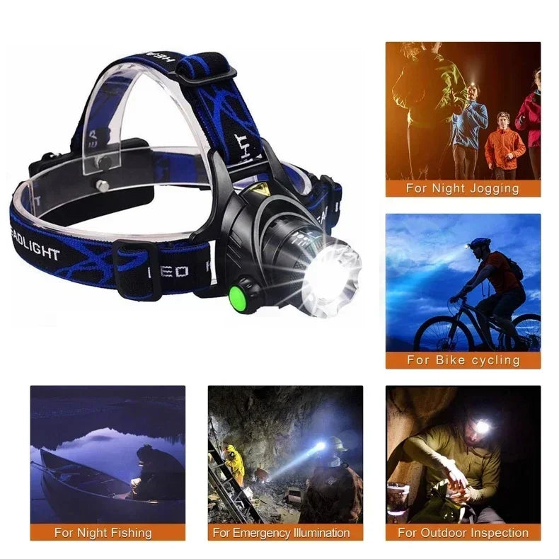 Gearly Budget Rechargeable Head Torch