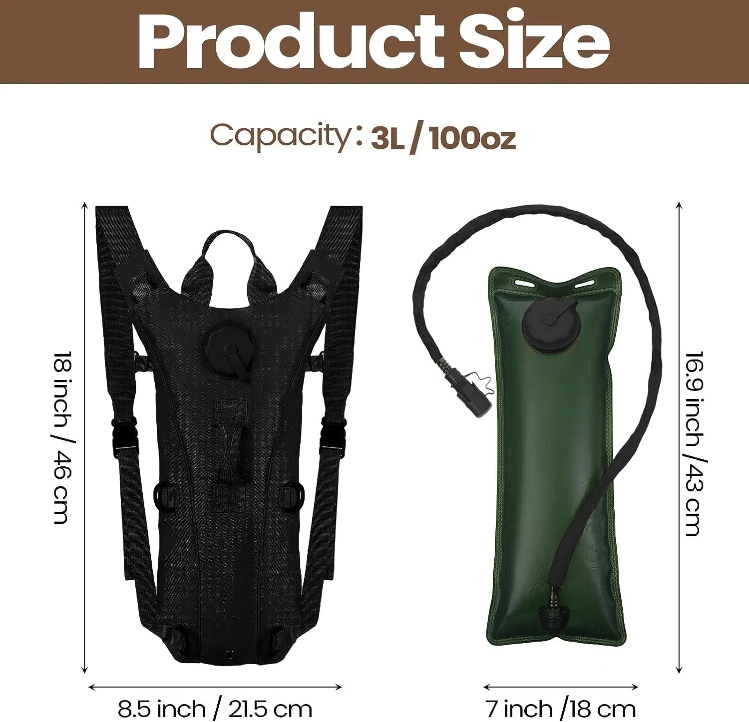 Gearly Water Bladder and Insulation Bag (3L)