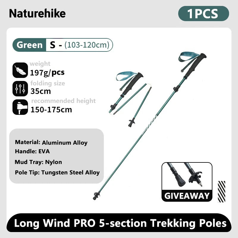 Gearly Hiking Poles - Carbon Fiber (Collapsible)