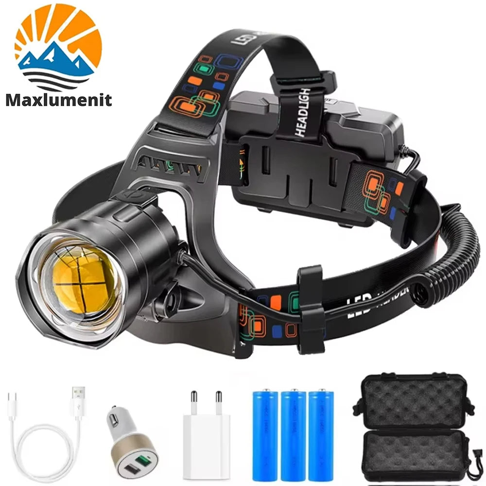 Gearly Quality Rechargeable Head Torch