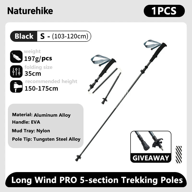 Gearly Hiking Poles - Carbon Fiber (Collapsible)