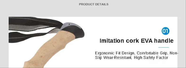 Gearly Hiking Poles - Alluminium (2-Piece)